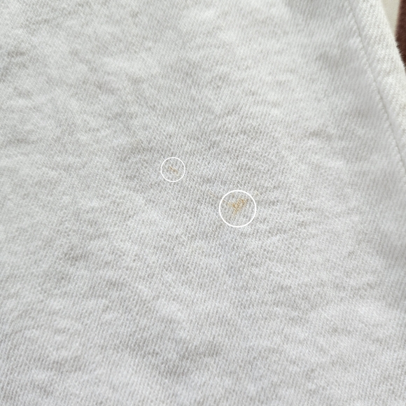 Rag & Bone "Nina High Rise Ankle Flare" Cropped Jeans White | Women's Size 23 - Picture 13 of 15